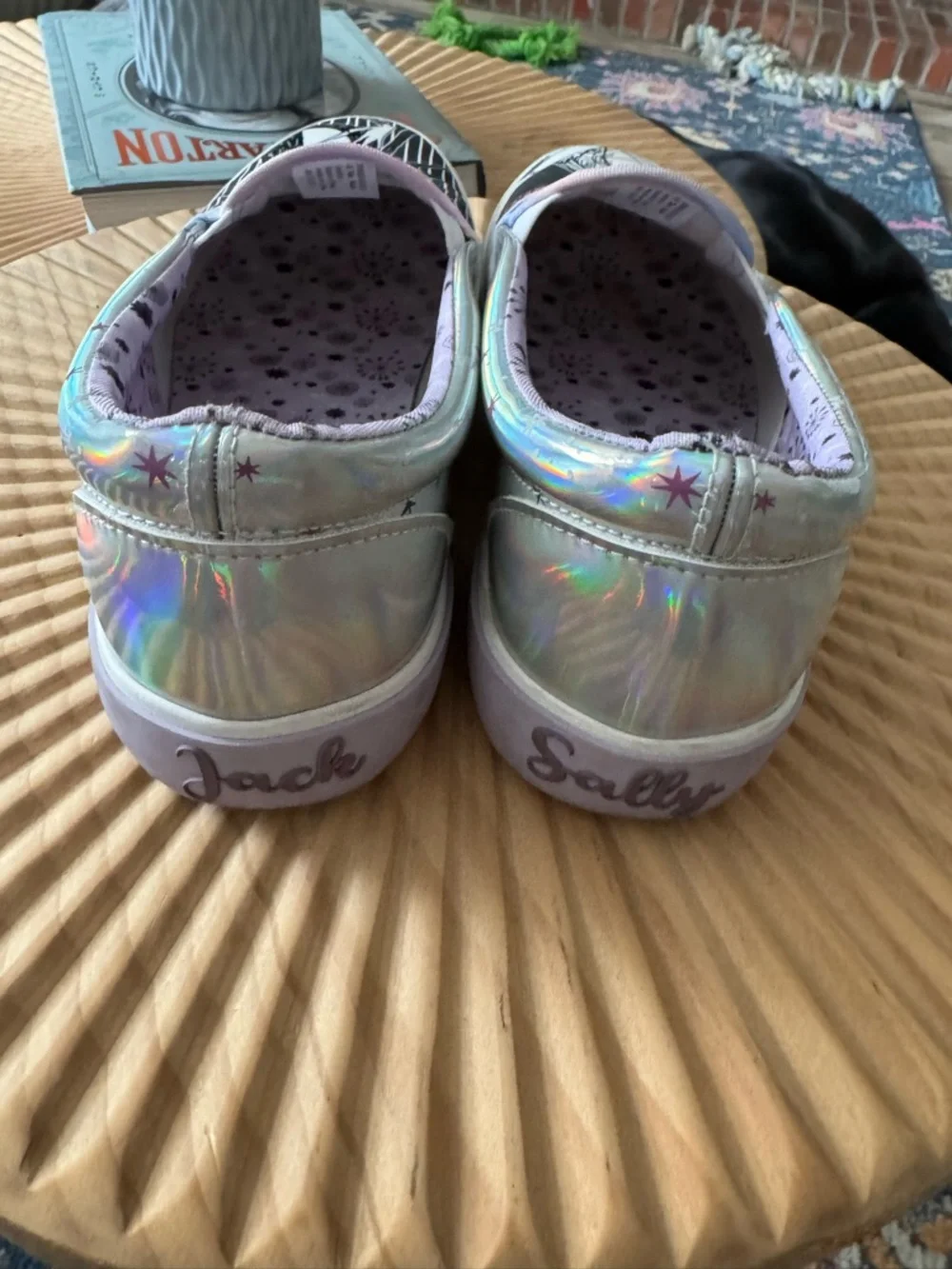 Disney Nightmare Before Christmas Low Top Slip-On Sneakers Size 8